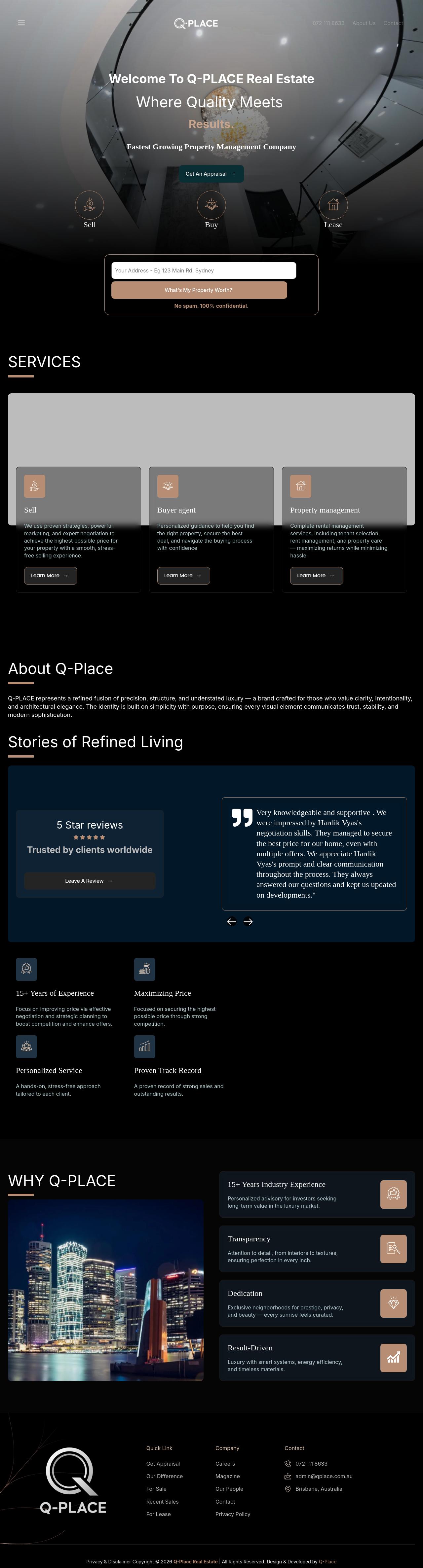 Q-Place website