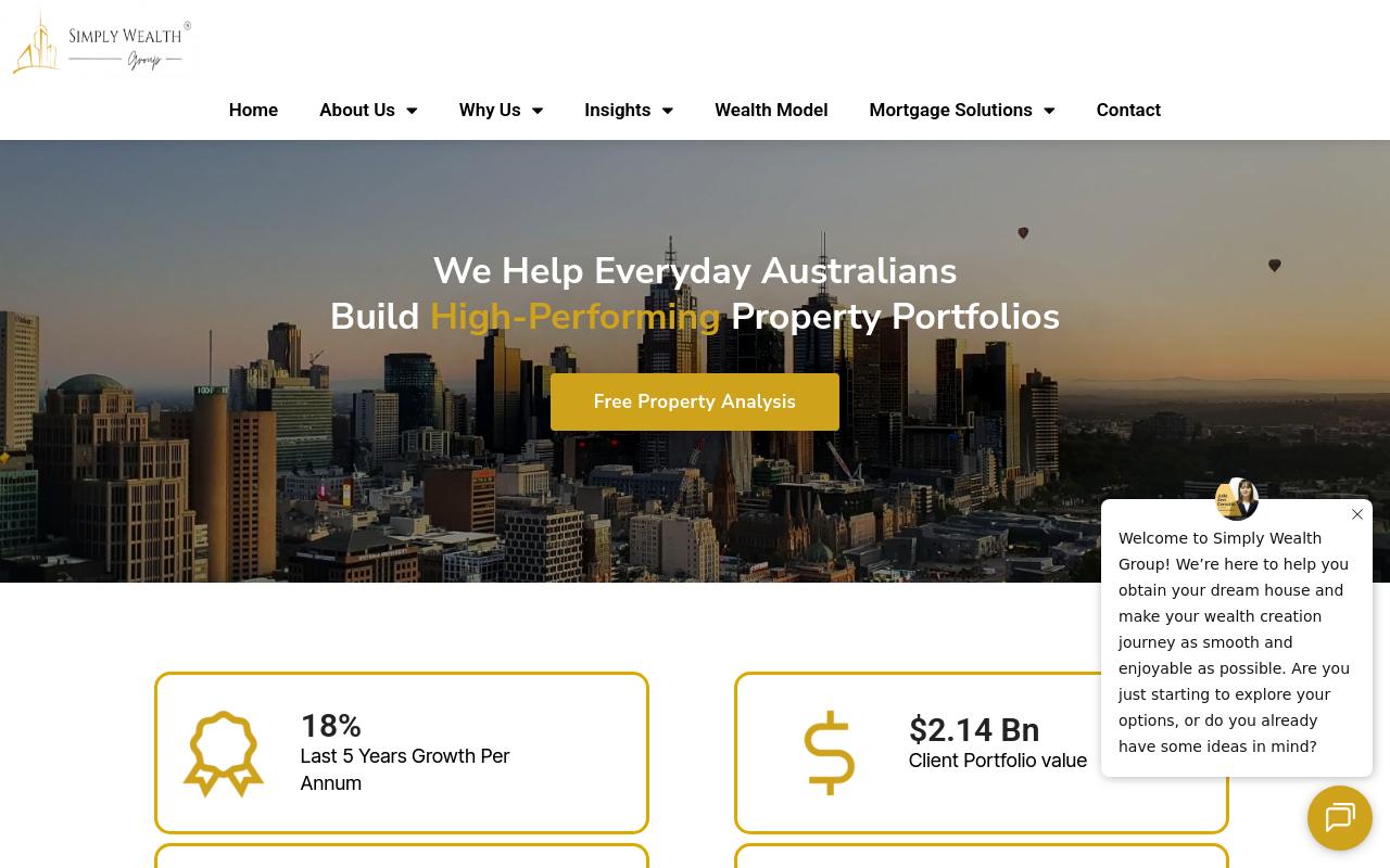 Simply Wealth Group website